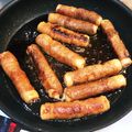 クックAMEJNR☆'s cooksnap of when they made たまらん！チーズinしそちくわの肉巻き♡.