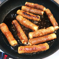クックAMEJNR☆'s cooksnap of when they made たまらん！チーズinしそちくわの肉巻き♡.