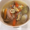 ＭＯＫＯＳＮＯＷ's cooksnap of when they made あさりのお味噌汁(豚汁風).