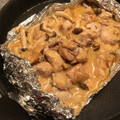 よっすぃ〜413's cooksnap of when they made 鶏ときのこのホイル味噌マヨ焼き.