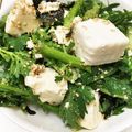ぽぽりん's cooksnap of when they made 春菊と豆腐の胡麻柚子醤油サラダ.