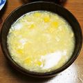 ぴよ実's cooksnap of when they made コーンと卵の中華スープ❀.