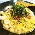 もぐドン's cooksnap of when they made 簡単！シーフード納豆スパゲティー.
