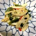 hiromi_uni's cooksnap of when they made レンコンやみつきサラダ.