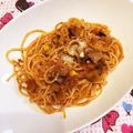 LuckyBerry's cooksnap of when they made 簡単♡なすミートスパゲティ.