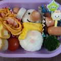 kumi06's cooksnap of when they made 幼稚園年少さんのお弁当～雪だるま.