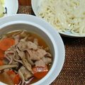 羊肉串's cooksnap of when they made 簡単ヘルシー！肉汁つけうどん.