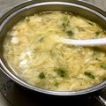 cholomama's cooksnap of when they made コーンと豆腐の中華風スープ.