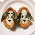 ＭＯＫＯＳＮＯＷ's cooksnap of when they made スヌーピーのおいなりさん 正面バージョン.