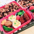 まぼこ's cooksnap of when they made キャラ弁✿カラフルマカロニ.