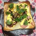 ぽぽきゅ's cooksnap of when they made わさび香る❀ハムチーズさっぱり和トースト.