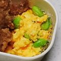 リラクマオ's cooksnap of when they made レンジで簡単☆枝豆チーズ♡ふわふわ卵.