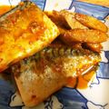 Takarai3's cooksnap of when they made 塩サバのピリ辛味噌煮.