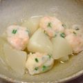 てぃぐまな's cooksnap of when they made ぷりっ♡えび団子と蕪の炊き合わせ.