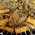 クックZSDRIX☆'s cooksnap of when they made 豚肉とさつまいものバター醤油炒め.
