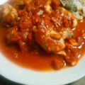 しゃちりんご's cooksnap of when they made 楽勝っ。きのこの豚肉巻きトマト煮込み.