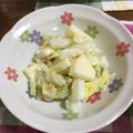 ゆみうめ's cooksnap of when they made 子供も大好き♡白菜とりんごのツナサラダ.