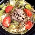 mlve's cooksnap of when they made 創作！ペペロンチーノ鍋.