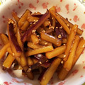 ooomihooo's cooksnap of when they made ★子供とシェア★さつまいも甘辛きんぴら.