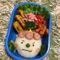 minch＊＊'s cooksnap of when they made キャラ弁＊簡単♪節分オニぎりくん弁当.