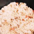 mkdr's cooksnap of when they made もち米不要！お餅を使った簡単おこわ.