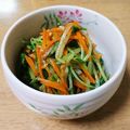 khymめぐmii's cooksnap of when they made ごま風味香る♪水菜のおひたし.