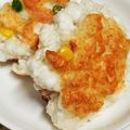 Macaw's cooksnap of when they made はんぺんのまぜまぜ焼き.