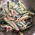 クックZ8J4H4☆'s cooksnap of when they made 竹輪.きゅうり.カニカマの簡単サラダ.
