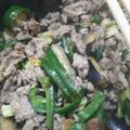 かなた！'s cooksnap of when they made ナスとピーマンの青椒肉絲風.