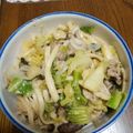 クックQPKXTW☆'s cooksnap of when they made みそバターの焼きうどん.