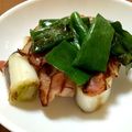 クックBH5M9F☆'s cooksnap of when they made 簡単 ‼ ねぎ焼き～あったらベーコンも✌.
