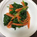 ベリーさん's cooksnap of when they made 簡単♡ほうれん草と人参のナムル.