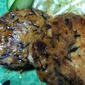 CuB♡'s cooksnap of when they made 簡単！鶏ひき肉の蓮根ひじきハンバーグ.