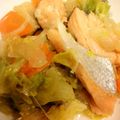 Kaon．'s cooksnap of when they made 鮭のちゃんちゃん焼き.