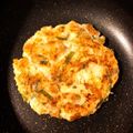 お腹がぐ〜's cooksnap of when they made お豆腐で簡単♪ネギのチヂミ.