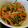 ちびっこにゃんこ's cooksnap of when they made ベジ♪シャキシャキ食感さっぱりナムル.