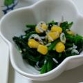 こあらぴ's cooksnap of when they made ほうれん草とコーン・しらすのサラダ.