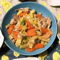 Emickey430's cooksnap of when they made たっぷりお野菜と豚肉のあんかけ(丼).