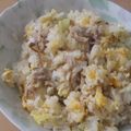 きらり流れ星's cooksnap of when they made 和風シーチキンチャーハン.