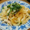や～たん食堂's cooksnap of when they made 明太子とほうれん草のクリームパスタ.