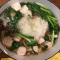 FUNデミオ's cooksnap of when they made 鍋簡単 ♪ニラ、なめこ、豆腐でみぞれ鍋♪.