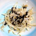 チャン☆テソン's cooksnap of when they made ３分！塩昆布モヤシナムル.