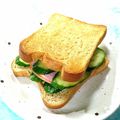 カルン's cooksnap of when they made クミン＆レモン風味のさわやかハムサンド.
