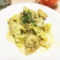 ますふ's cooksnap of when they made 鶏ムネ肉の柔らかカレークリーム煮.