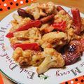 maruball's cooksnap of when they made ➏　カリフラワーの☆スイチリマヨ炒め　➏.