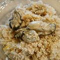 クックZ92VHD☆'s cooksnap of when they made 土鍋で、牡蠣の炊き込み御飯.
