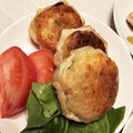 りーこ、's cooksnap of when they made 餃子の皮で簡単おかず☆ほうれん草＆チーズ.