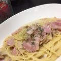 はろ。まる's cooksnap of when they made 旨ウマ♪簡単！牛乳で作るクリームパスタ.