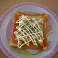 ひゅうま's cooksnap of when they made あまりものでピザパン.
