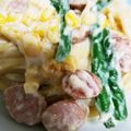 蒼☆彡's cooksnap of when they made 簡単♪クリームソースパスタ.